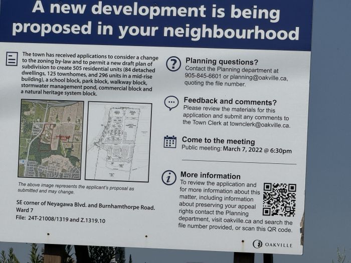 More development signs