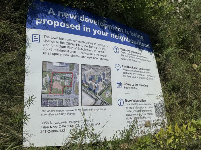 More development signs
