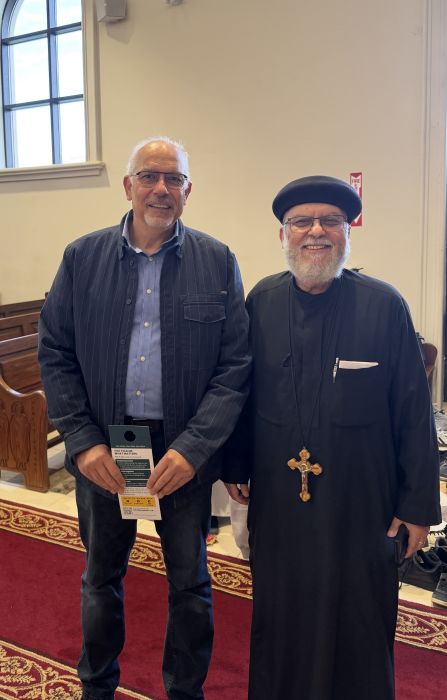 With Father Luke Mitry at Saint Peter and Saint Paul Coptic Orthodox