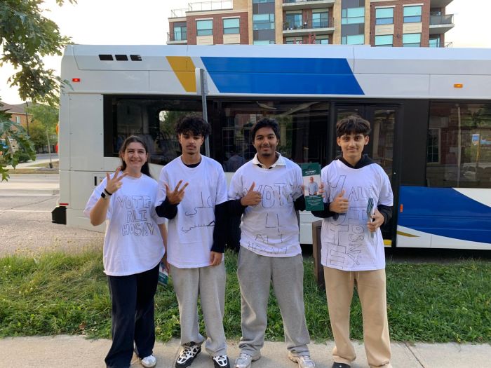 The amazing team - I got them plain t-shirts and asked them to draw on them whatever they want for the camp...