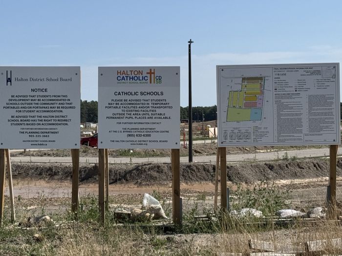 Catholic School Project's signs