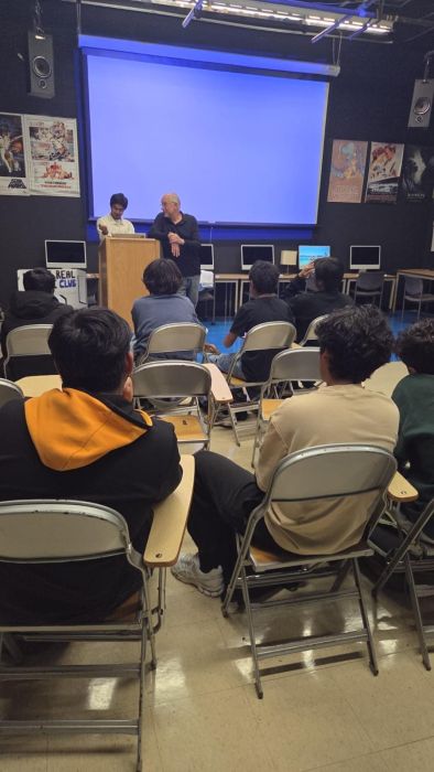 At White Oaks Secondary School speaking about the residential development in Oakville Invited by the: Real ...