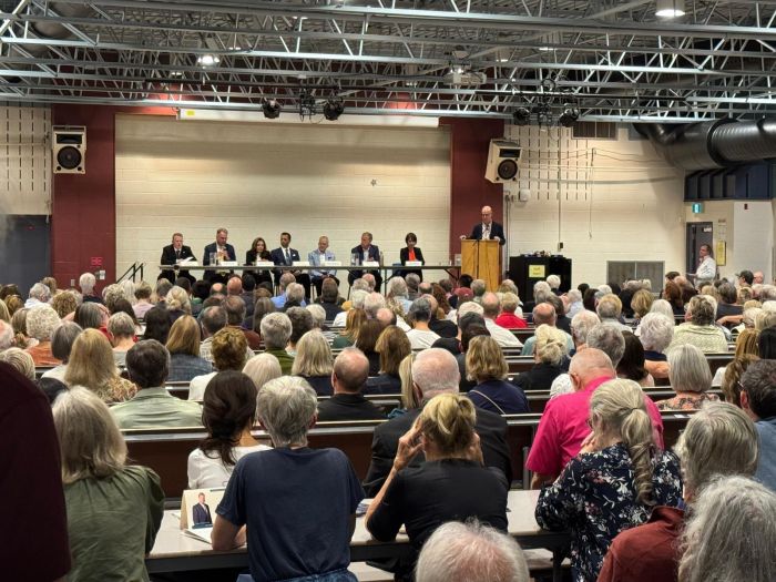 The mayoral candidates at the mayoral debate